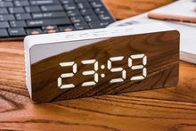Load image into Gallery viewer, Digital Alarm Clock Smart Mirror Desktop Bedside Nightlight