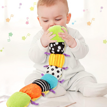 Load image into Gallery viewer, Musical Baby Rattle Stuffed Plush Sensory Caterpillar