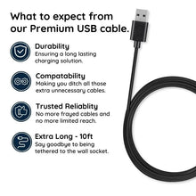 Load image into Gallery viewer, 10ft Premium Micro USB Cable