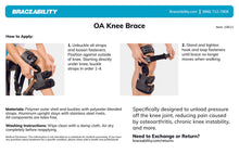 Load image into Gallery viewer, Osteoarthritis Unloader Knee Brace | Medial and Lateral OA Support for Bone on Bone Arthritis Pain