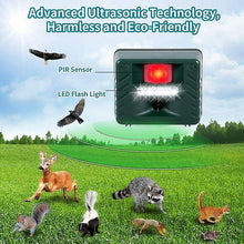 Load image into Gallery viewer, Woodpecker Ultrasonic Repeller for Effective Bird Control - Get Rid of Woodpeckers
