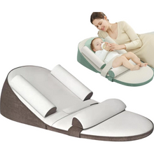 Load image into Gallery viewer, Baby Wedge Side Sleeping Pillow Bed Reflux Anti Roll Newborn Bed