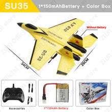 Load image into Gallery viewer, RC Plane SU35 2.4G With LED Lights Aircraft Remote Control Flying Model Glider Airplane SU57