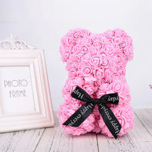 Load image into Gallery viewer, Eternal Love Rose Flower Valentine's Teddy Bear Gift 10"