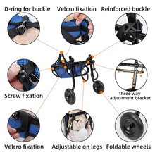 Load image into Gallery viewer, Dog Wheelchair Disability Dog Hind Legs Bracket Cat Dog Injured And Weak Rehabilitation Aid Car Adjustable Pet Walk Booster