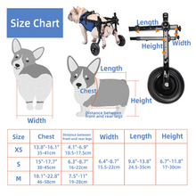 Load image into Gallery viewer, Dog Wheelchair Disability Dog Hind Legs Bracket Cat Dog Injured And Weak Rehabilitation Aid Car Adjustable Pet Walk Booster