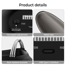 Load image into Gallery viewer, Professional Vibration Massager Barbershop Cordless Handheld Heat Massager USB Charging Body Neck Back Head Face Massager