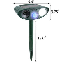 Load image into Gallery viewer, Ultrasonic Deer Repeller - Pack Of 4 Solar Powered - Get Rid of Deer in 48 Hours