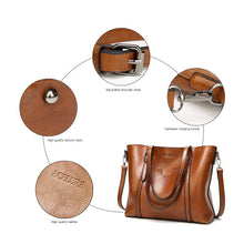 Load image into Gallery viewer, Women's Leather Luxury Shoulder Bag