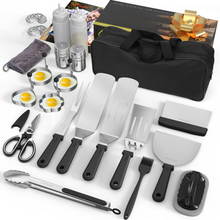 Load image into Gallery viewer, Complete High-Quality BBQ Griddle Accessories Tool Kit 30PCS