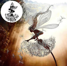 Load image into Gallery viewer, Fairy Steel Garden Sculptures