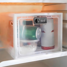 Load image into Gallery viewer, Heavy Duty Lockable Refrigerator Food Organizer Storage Bin