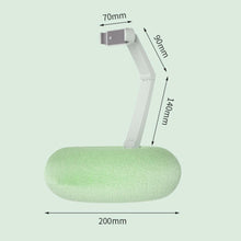 Load image into Gallery viewer, Fuzzy Pillow Phone Holder with Snack Bowl