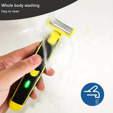 Load image into Gallery viewer, Men's Rechargeable Wet And Dry Electric Shaver And Trimmer