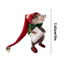 Load image into Gallery viewer, Handmade Cute Needle Felted Mouse DIY Craft Kit