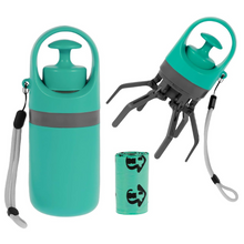 Load image into Gallery viewer, Dog Poop Picker Upper Claw with Garbage Bag Dispenser