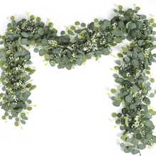 Load image into Gallery viewer, Elegant Decorative Faux Eucalyptus Garland