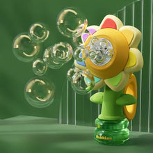Load image into Gallery viewer, Dancing Sunflower LED Bubble Maker Toy