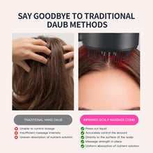 Load image into Gallery viewer, Hair Growth Massage Comb - Red Light Scalp Massager