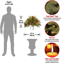 Load image into Gallery viewer, Pre-lit Artificial Christmas Tree Feel Real Urn Filler