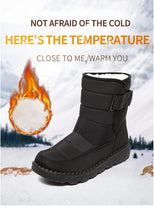 Load image into Gallery viewer, Women's waterproof, non-slip and warm snow boots