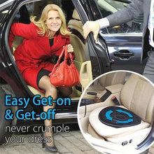 Load image into Gallery viewer, Rotating Seat Cushion - 360° Rotating Seat Cushion Pivot Disc Pad for Elderly, Swivel Car Seat Chair Assist to Turning Easily from Car to Wheelchair
