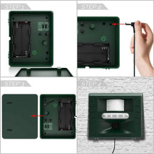 Load image into Gallery viewer, Woodpecker Ultrasonic Repeller for Effective Bird Control - Get Rid of Woodpeckers