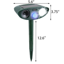 Load image into Gallery viewer, Dog Outdoor Solar Ultrasonic Repeller - Get Rid of Dogs in 48 Hours or It's FREE