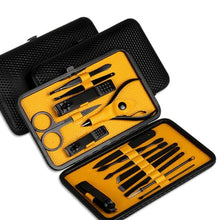 Load image into Gallery viewer, 15 Piece Professional Manicure Set With Travel Case
