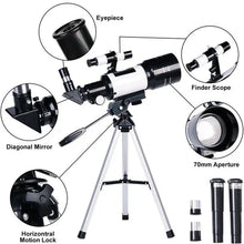 Load image into Gallery viewer, Professional Astronomical Telescope - Moon-Watching W/ Tripod Table Present - 150x Zoom