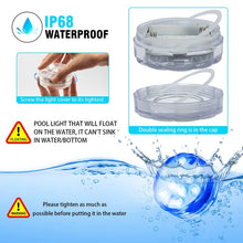 Load image into Gallery viewer, Submersible LED Pool Lights 10 Lamps