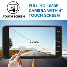 Load image into Gallery viewer, Wireless Front And Rear Dash Cam Dashboard Camera For Car With Night Vision