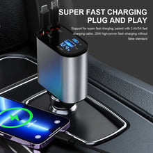 Load image into Gallery viewer, 4 In 1 Retractable Car Charger