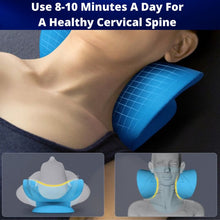 Load image into Gallery viewer, Neck Stretcher Cervical Chiropractic Traction Device Pillow for Pain Relief