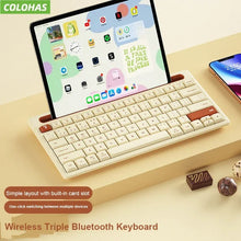 Load image into Gallery viewer, Wireless Bluetooth Tablet Keyboard