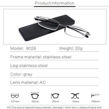 Load image into Gallery viewer, Compact Mens & Ladies Folding Reading Glasses