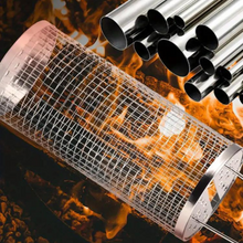 Load image into Gallery viewer, Stainless Steel Round Barbecue BBQ Grilling Basket