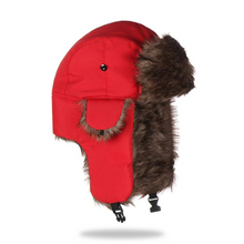 Load image into Gallery viewer, Cozy Faux Fur Winter Earflap Aviator Ski Hat