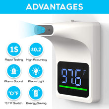 Load image into Gallery viewer, Contactless Wall Mounted Forehead Thermometer