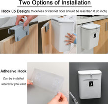 Load image into Gallery viewer, 2.4 Gallon Kitchen Compost Bin For Counter Top Or Under Sink