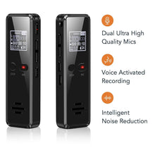 Load image into Gallery viewer, Professional Digital Voice Recorder | Audio Sound Recorder | Auto Saving Files with Built-in Speaker