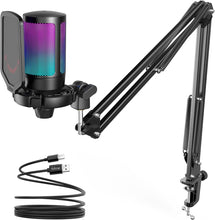 Load image into Gallery viewer, Gaming PC Microphone Podcast Condenser Mic