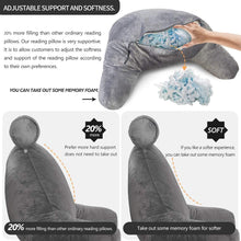 Load image into Gallery viewer, Reading Bed Pillow with Arms