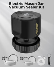 Load image into Gallery viewer, Mason Jar Electric Vacuum Sealer Kit