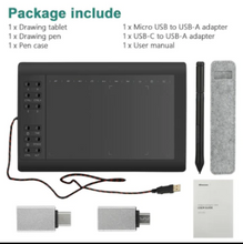 Load image into Gallery viewer, Graphic Tablet Drawing Pad Digital Pen