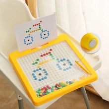 Load image into Gallery viewer, Large Magnetic Drawing Pad for Kids Montessori Magnetic Dots Board
