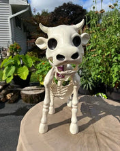 Load image into Gallery viewer, Halloween Skeleton Cow & Horse Decorative Prop