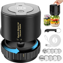 Load image into Gallery viewer, Mason Jar Electric Vacuum Sealer Kit