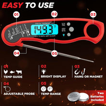 Load image into Gallery viewer, Instant Read Meat Thermometer