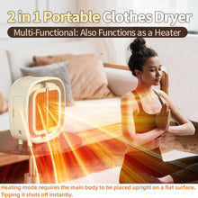 Load image into Gallery viewer, Portable Clothes Dryer Machine
